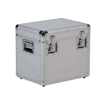 Vestil CASE-S Aluminum Small Storage Case Silver