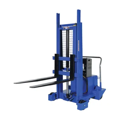 Vestil CB-PMPS-10-50-AC pallet stacker shown from an alternate angle