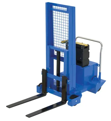 Vestil CB-PMPS-6-50-AC pallet stacker shown from an alternate angle