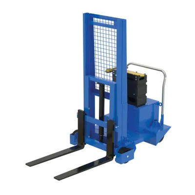 Vestil CB-PMPS-6-50-AC pallet stacker shown from an alternate angle