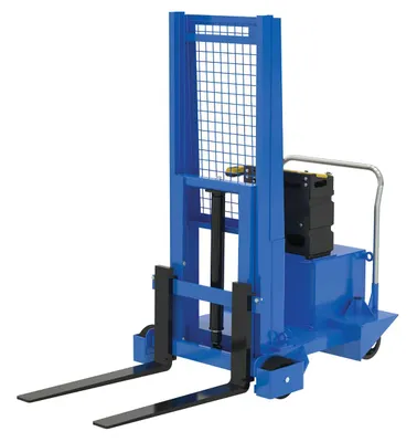 Vestil CB-PMPS-6-50-DC pallet stacker shown from an alternate angle