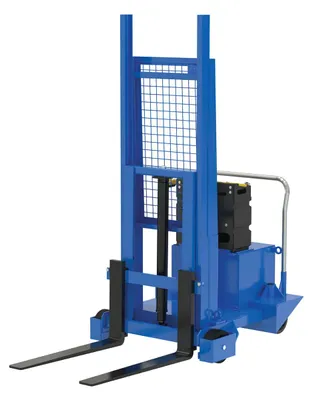 Vestil CB-PMPS-6-60-DC pallet stacker shown from an alternate angle