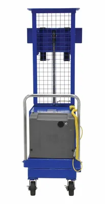 Vestil CBS-76-1-AC pallet stacker shown from an alternate angle