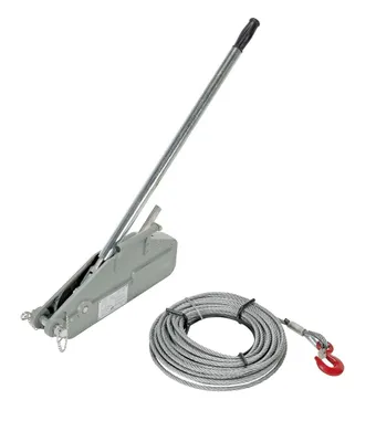 Vestil CP-30 hoists and crane shown from an alternate angle