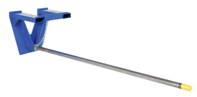 Vestil CRP-144 Steel Fork Mounted Inverted Rug Ram Boom