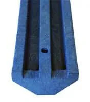 Vestil CS-33-B wheel stop shown from an alternate angle