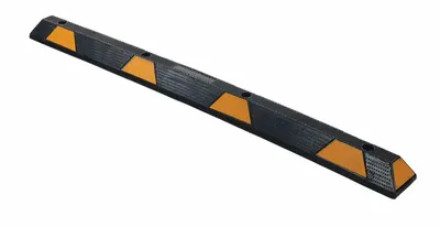 Vestil CS-33-BL wheel stop shown from an alternate angle
