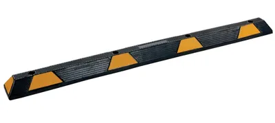 Vestil CS-33-BL Recycled Rubber Car Stop