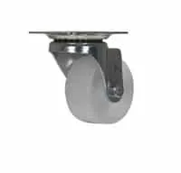 Vestil CST-B23-2X1PP-S caster wheel shown from an alternate angle