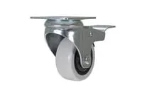 Vestil CST-B28-3X1PP-SWTB caster wheel shown from an alternate angle