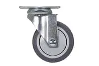 Vestil CST-B28-4X1TPR-S caster wheel shown from an alternate angle
