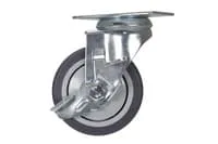 Vestil CST-B28-4X1TPR-SWB caster wheel shown from an alternate angle