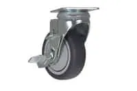 Vestil CST-B28-4X1TPR-SWB caster wheel shown from an alternate angle