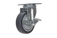 Vestil CST-B28-4X1TPR-SWB caster wheel shown from an alternate angle