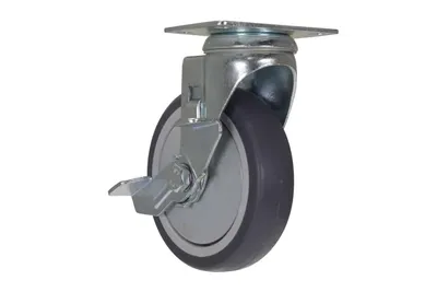 Vestil CST-B28-5X1TPR-SWB caster wheel shown from an alternate angle