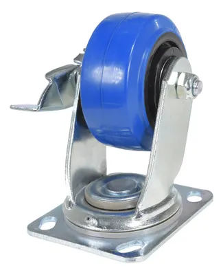 Vestil CST-BB-4X2ER-SWB caster wheel shown from an alternate angle