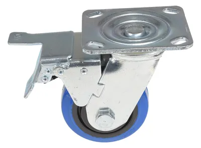 Vestil CST-BB-4X2ER-SWTB caster wheel shown from an alternate angle