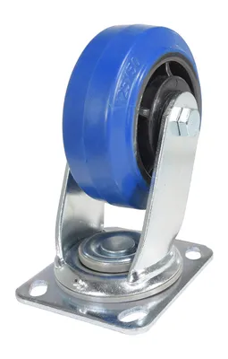 Vestil CST-BB-5X2ER-S caster wheel shown from an alternate angle