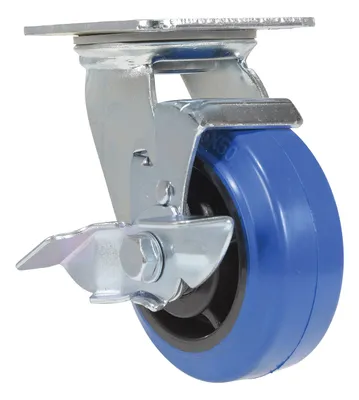 Vestil CST-BB-5X2ER-SWB caster wheel shown from an alternate angle