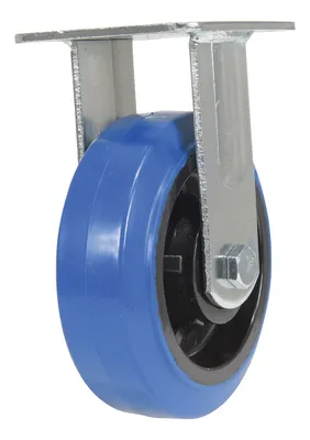Vestil CST-BB-6X2ER-R Elastic Rubber Rigid Caster