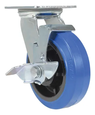 Vestil CST-BB-6X2ER-SWB caster wheel shown from an alternate angle