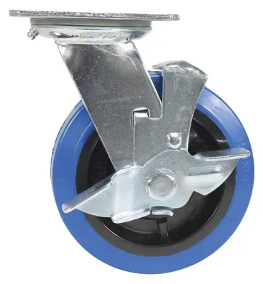 Vestil CST-BB-6X2ER-SWB caster wheel shown from an alternate angle