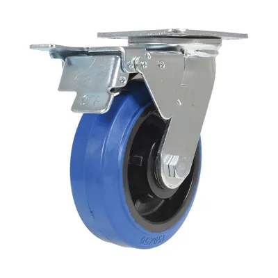 Vestil CST-BB-6X2ER-SWTB caster wheel shown from an alternate angle