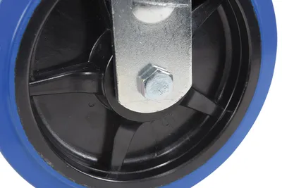 Vestil CST-BB-8X2ER-R caster wheel shown from an alternate angle