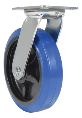 Vestil CST-BB-8X2ER-S caster wheel shown from an alternate angle