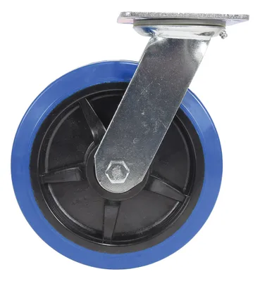 Vestil CST-BB-8X2ER-S caster wheel shown from an alternate angle