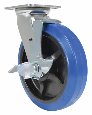 Vestil CST-BB-8X2ER-SWB caster wheel shown from an alternate angle