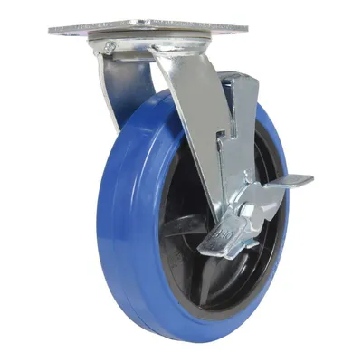 Vestil CST-BB-8X2ER-SWB caster wheel shown from an alternate angle