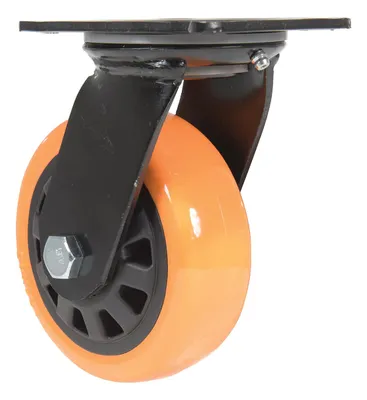 Vestil CST-BN-5X2PUP-S caster wheel shown from an alternate angle