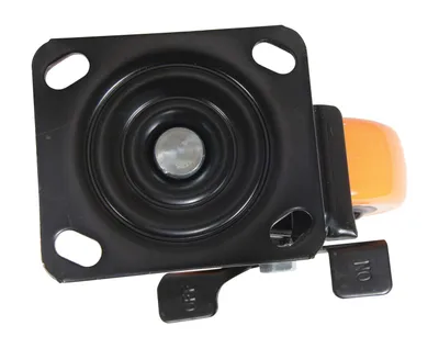 Vestil CST-BN-6X2PUP-SWB caster wheel shown from an alternate angle