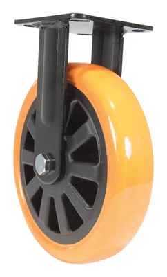 Vestil CST-BN-8X2PUP-R caster wheel shown from an alternate angle