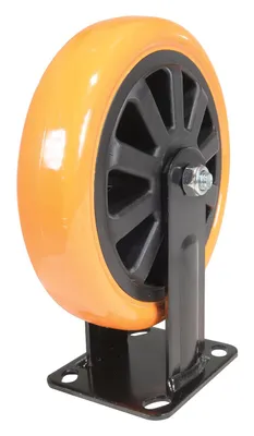Vestil CST-BN-8X2PUP-R caster wheel shown from an alternate angle