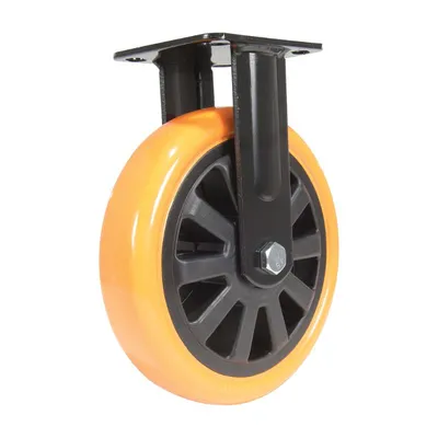 Vestil CST-BN-8X2PUP-R caster wheel shown from an alternate angle