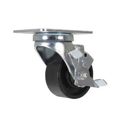 Vestil CST-C02-3X1CI-SWB Cast IronSteel Swivel With Brake Caster