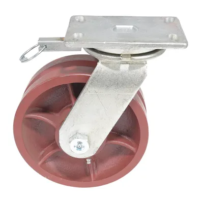 Vestil CST-CI-VG-8X3-S-4L Ductile Steel V-Groove Swivel 3