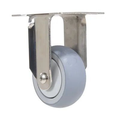 Vestil CST-E-SS-3X1TPR-R Thermoplastic Rubber Rigid Caster 2