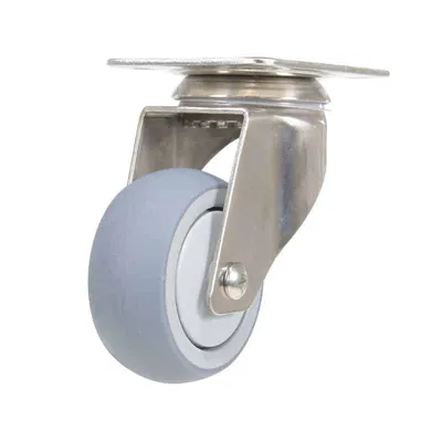 Vestil CST-E-SS-3X1TPR-S Thermoplastic Rubber Swivel Caster