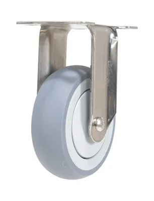 Vestil CST-E-SS-4X1TPR-R Thermoplastic Rubber Rigid Caster