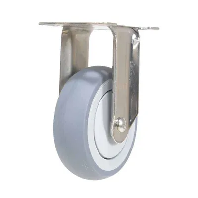 Vestil CST-E-SS-4X1TPR-R Thermoplastic Rubber Rigid Caster