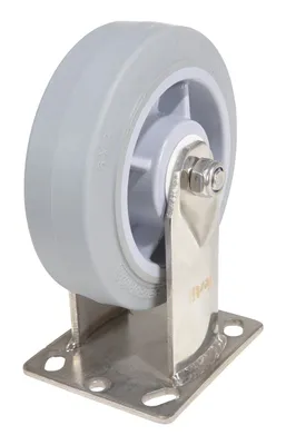 Vestil CST-E-SS-6X2TPR-R caster wheel shown from an alternate angle
