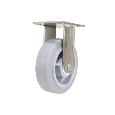 Vestil CST-E-SS-6X2TPR-R Thermoplastic Rubber Rigid Caster