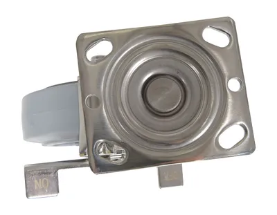 Vestil CST-E-SS-6X2TPR-SWB caster wheel shown from an alternate angle
