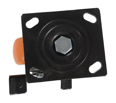 Vestil CST-E6-4X2PUP-SWB Polyurethane Swivel With Brake Caster 5