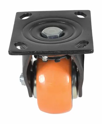 Vestil CST-E6-4X2PUP-SWTB Polyurethane Swivel With Total Brake Caster 4