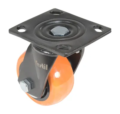 Vestil CST-E6-5X2PUP-S Polyurethane Swivel Caster 2