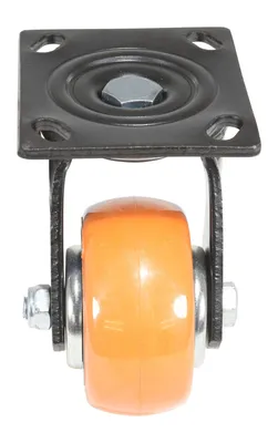 Vestil CST-E6-5X2PUP-S Polyurethane Swivel Caster 4